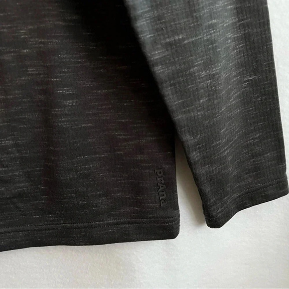 Prana Henley Tee Heathered Gray Size Small Long Sleeve - Picture 5 of 8